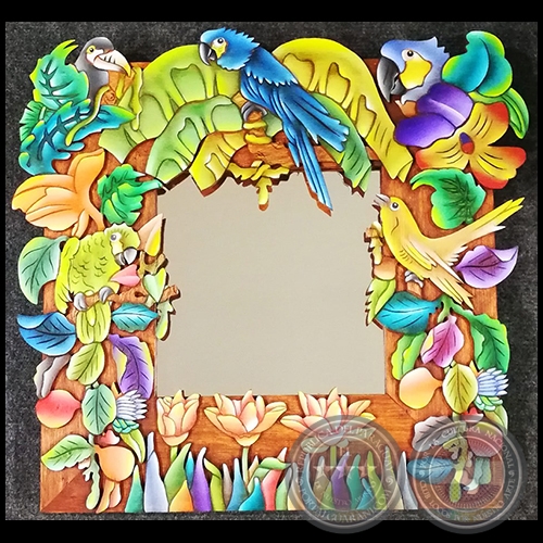 Xiloespejo de Cayetano Cuquejo - Serie Fauna y Flora - Año 2019